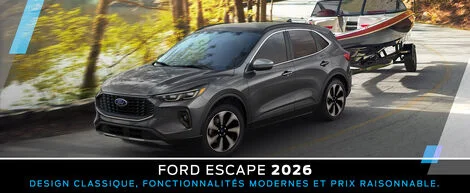 Ford Escape 2026 : découvrez le VUS hybride compact chez Pinard Ford 