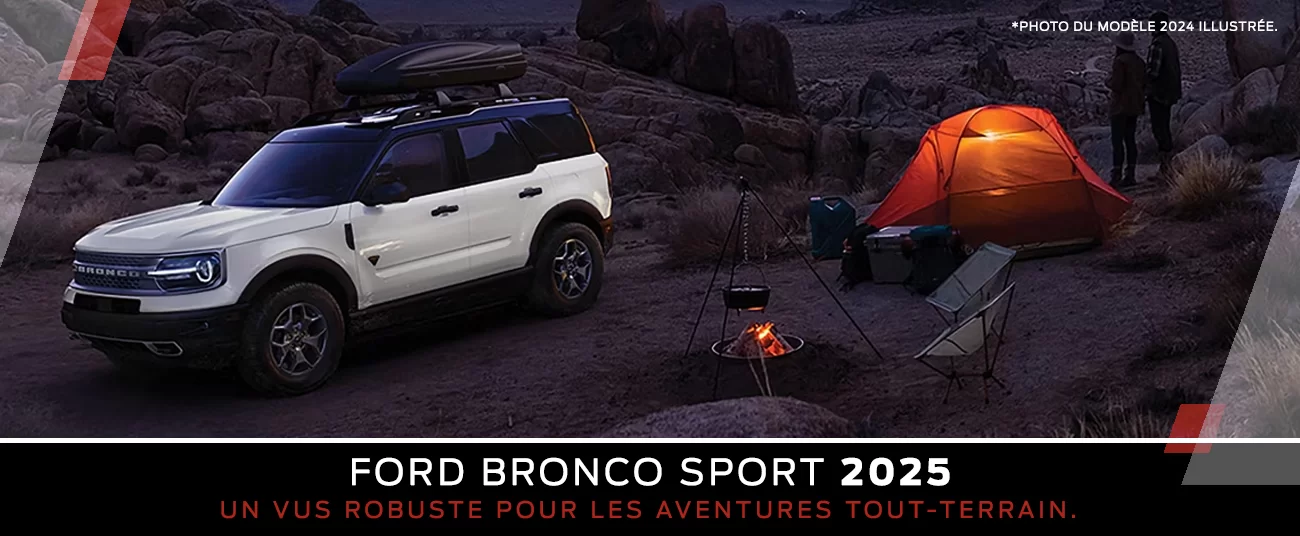 Ford Bronco Sport 2025 : aventure tout-terrain