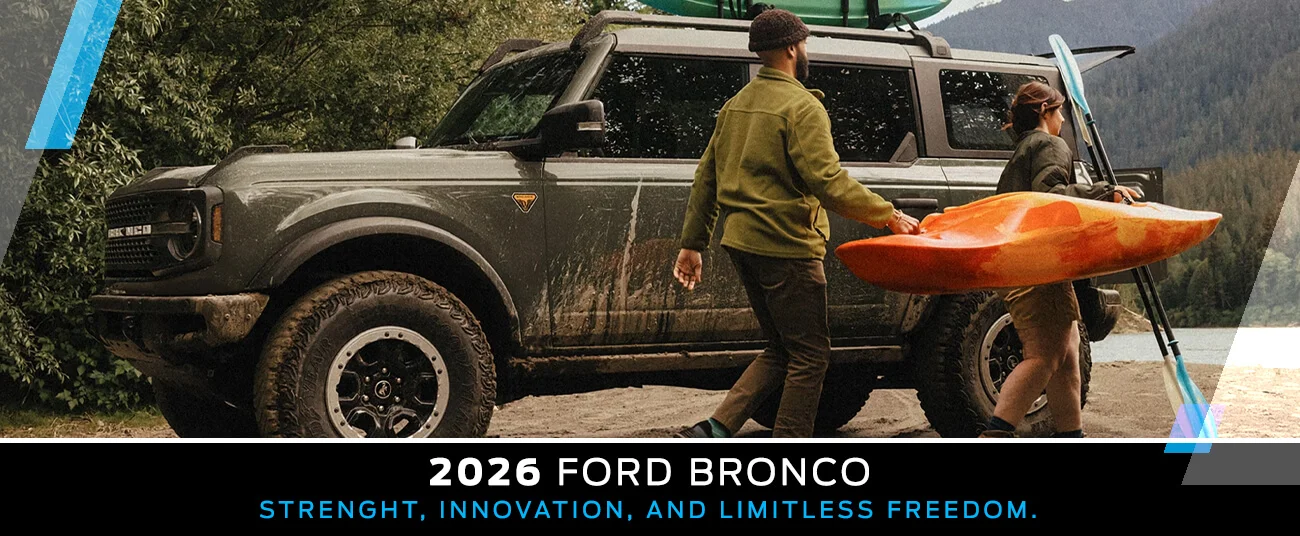 Discover the all-new 2026 Ford Bronco: strength, innovation, and limitless freedom